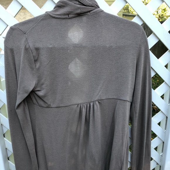 Forever 21 tan cardigan sz M - Picture 4 of 5